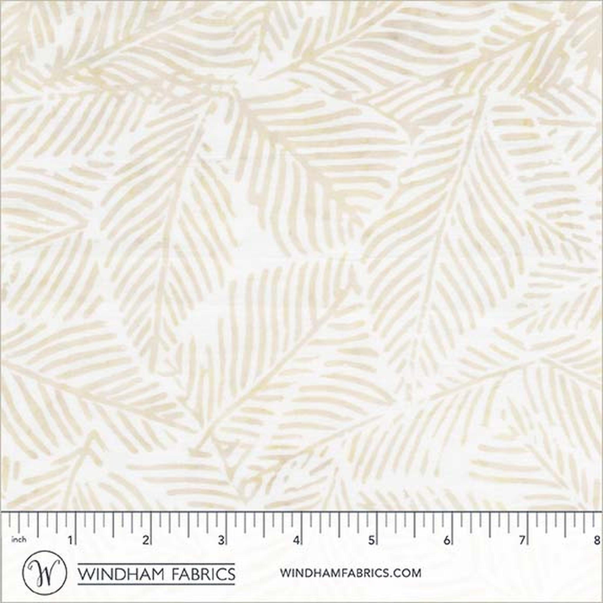 Anthology Fabrics Encore - Palm Leaves - Whisper