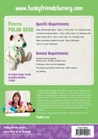 Pattern: Funky Friends Factory Preston Polar Bear