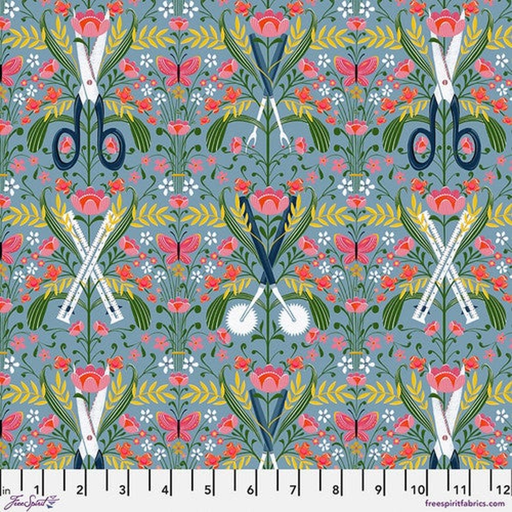 Magic Makers by Cori Dantini  Small Damask Gadgets - Blue