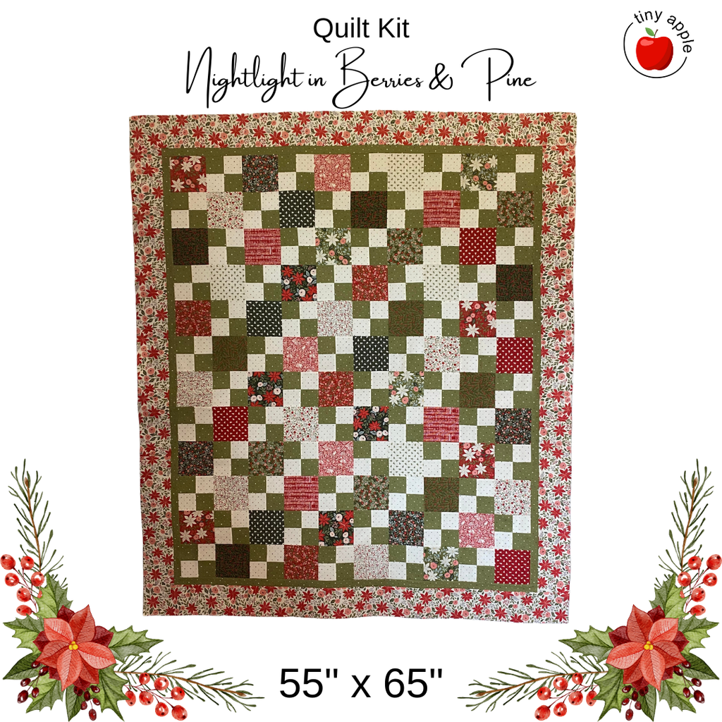 Kit: Night Light - Berry and Pine 55" x 65"