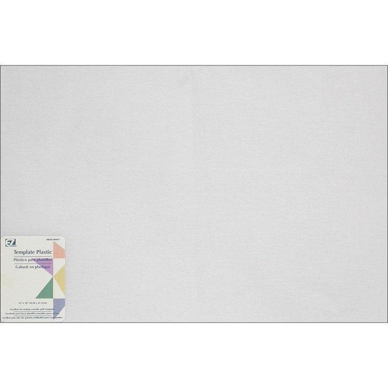 Quilters Plastic Template - 12" x 18"