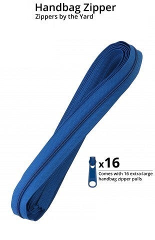 By Annie 4YD Zippers by the Yard - Blastoff Blue