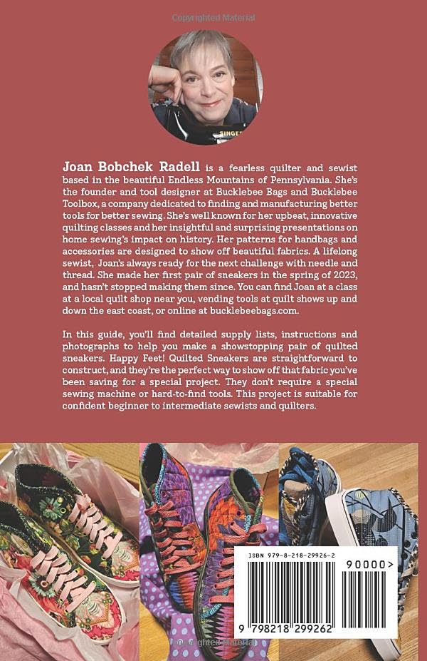 Book: Happy Feet! A Guide to Making Quilted Sneakers