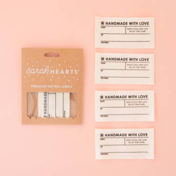 Quilt Label - Sarah Hearts | Write-In Label