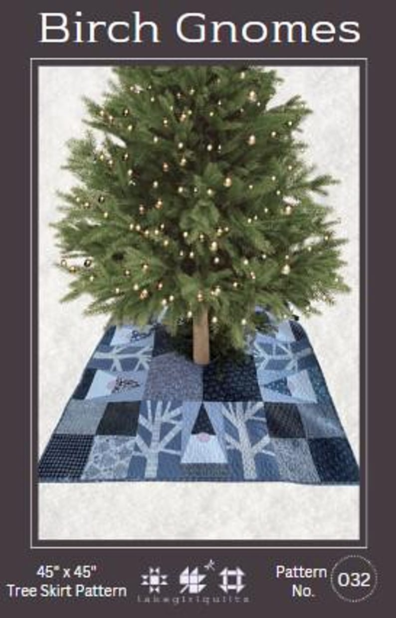 Pattern: Birch Gnomes - Tree Skirt Pattern