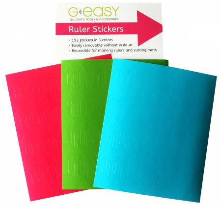 G-Easy Ruler Stickers Tropical Brights