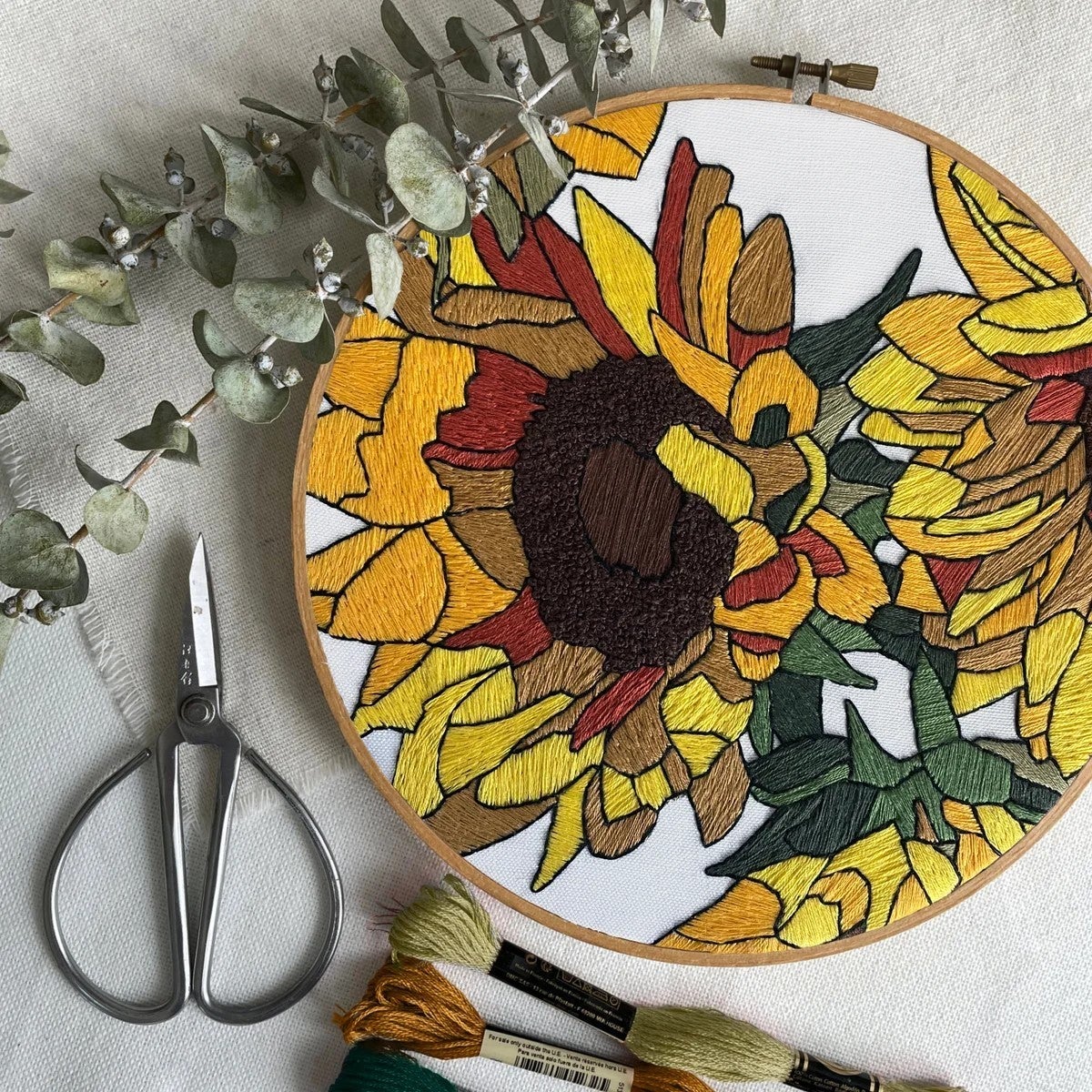 Embroidery Kit/Sunflower(Kate Wyatt)