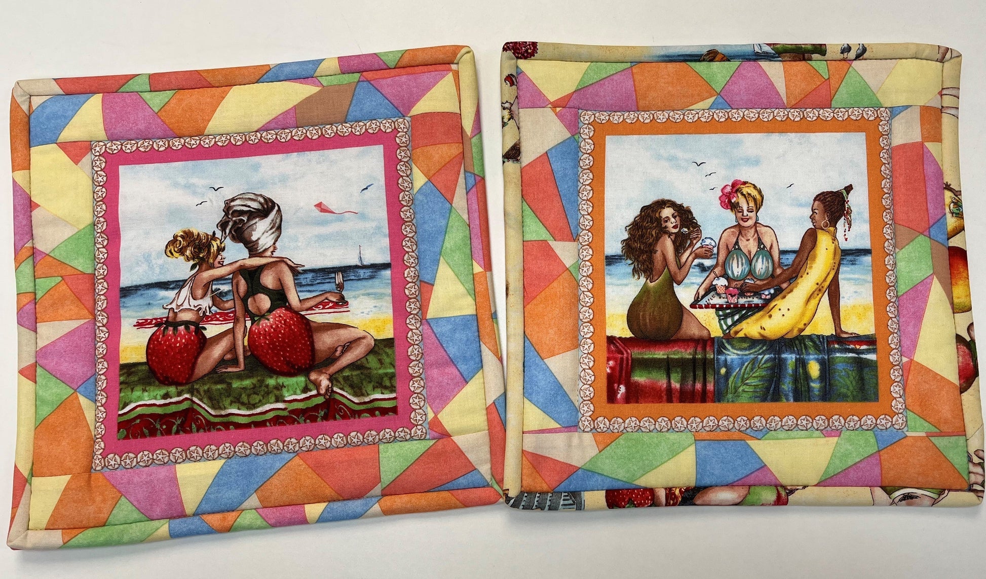 Kit: Potholders - Fruit Ladies (makes 2)