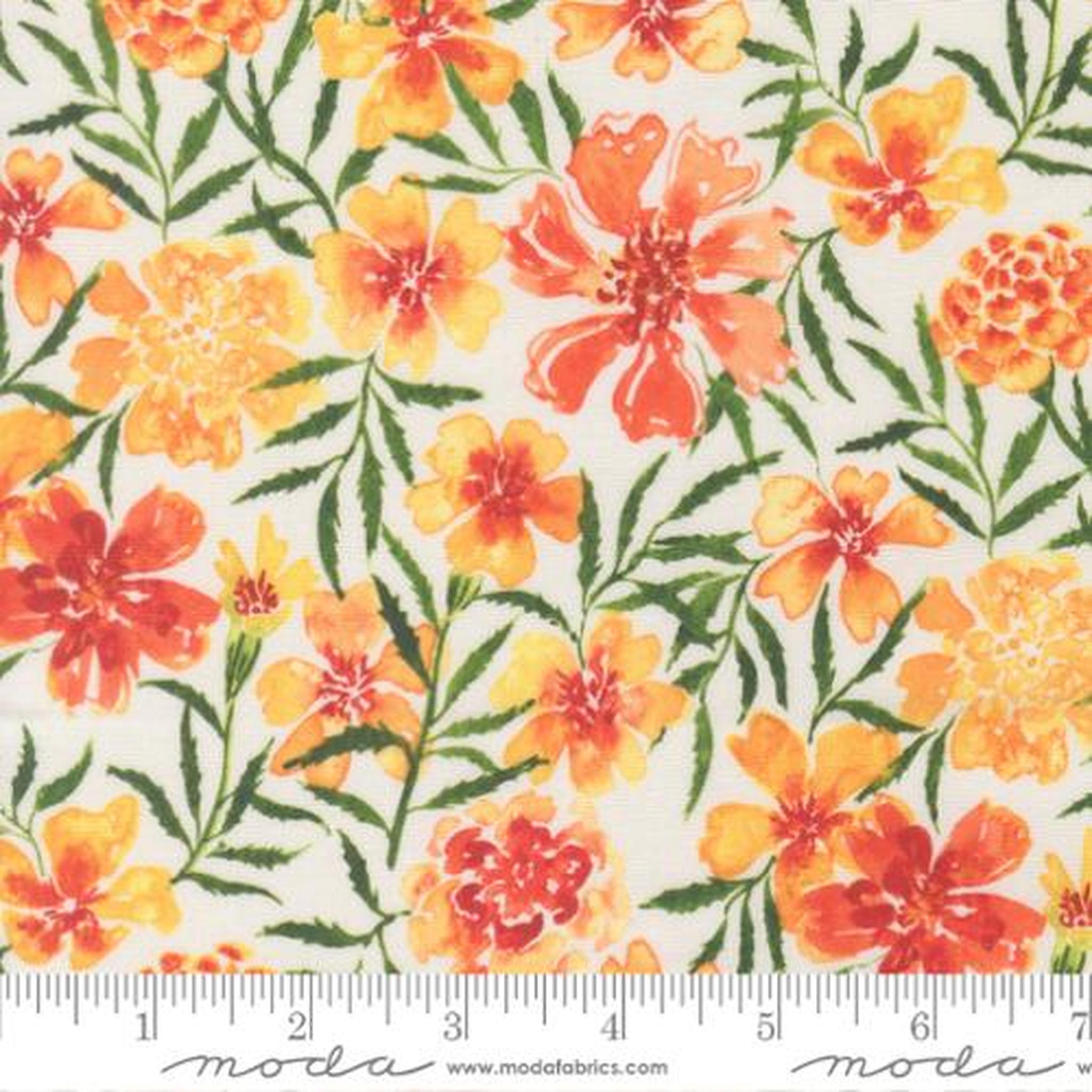 Soulstice Golden Days Florals Watercolor - Coral