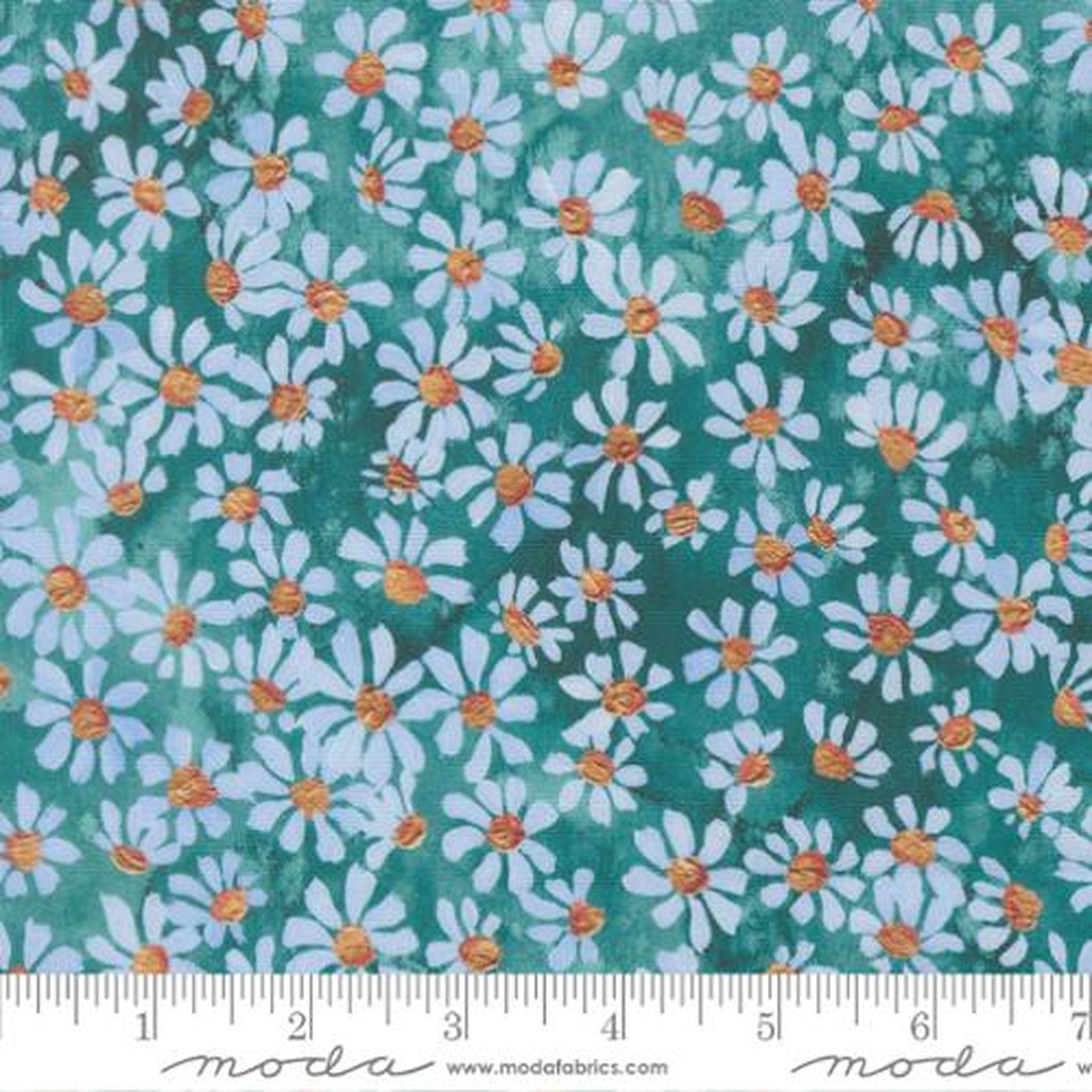 Soulstice Bitty Pretty Florals Watercolor - Turquoise