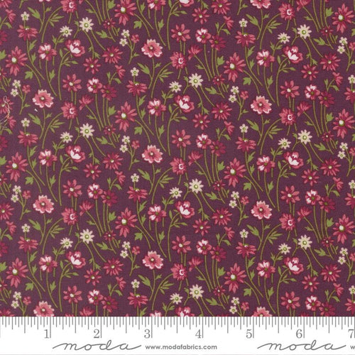 Chelsea Garden Cheek Posy Small Floral - Plum