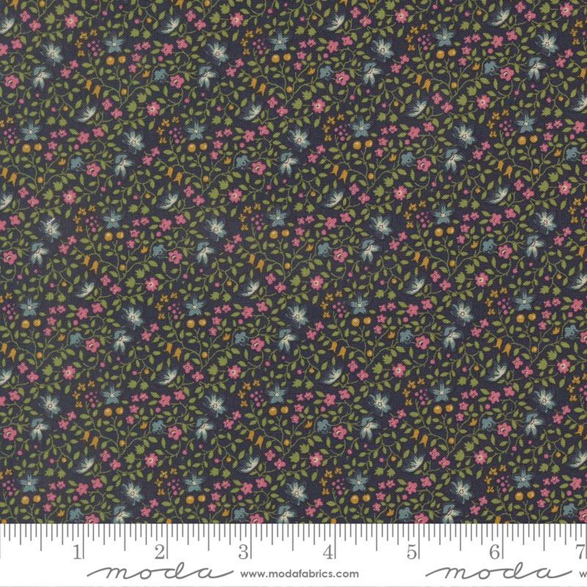 Chelsea Garden Ambling Vine Small Floral - Midnight