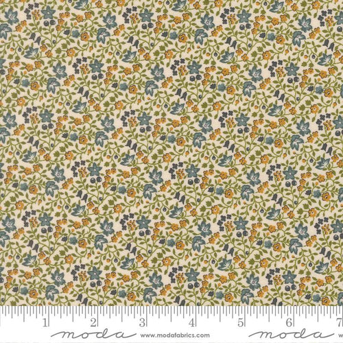 Chelsea Garden Ambling Vine Small Floral - Porcelain Peacock