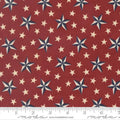 America 250 Years Tossed Stars - Crimson