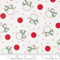 Snow Time - Tossed Snowman - Winter White