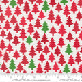 Snow Time - Christmas Trees - Poinsettia Red