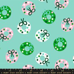 Merry Happy - Wreaths Dots - Frost