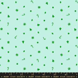 Merry Happy - Blender Snowflakes Candy Canes - Mint
