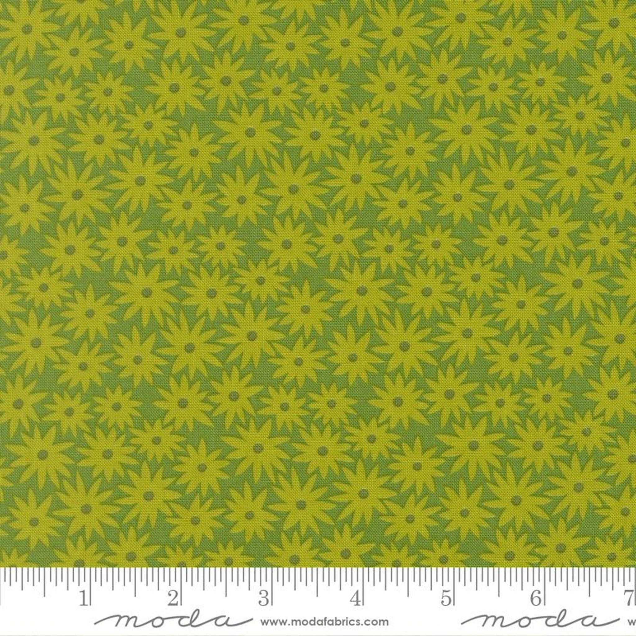 Scenery by Elizabeth Hartman - Sedum Small Floral - Limeade