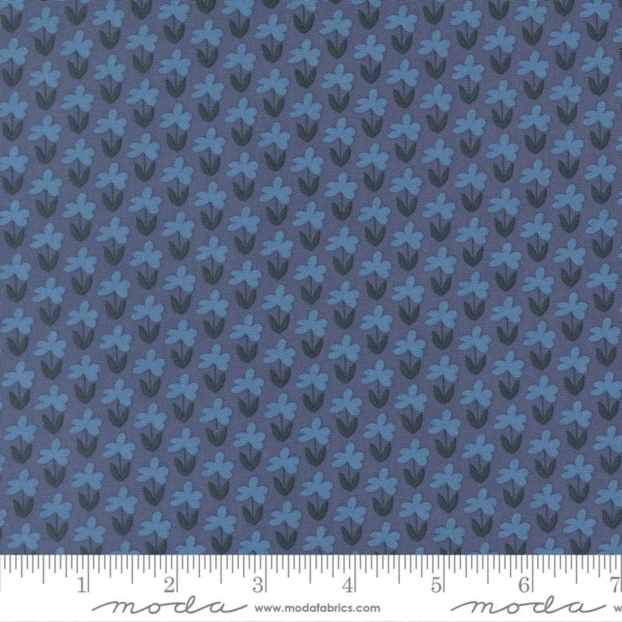 Scenery by Elizabeth Hartman - Meadow Small Floral - Denim