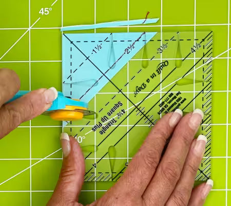 4 1/2 Triangle Square Up PLUS Ruler