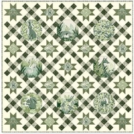 Kit:  Foxwood Quilt - Green