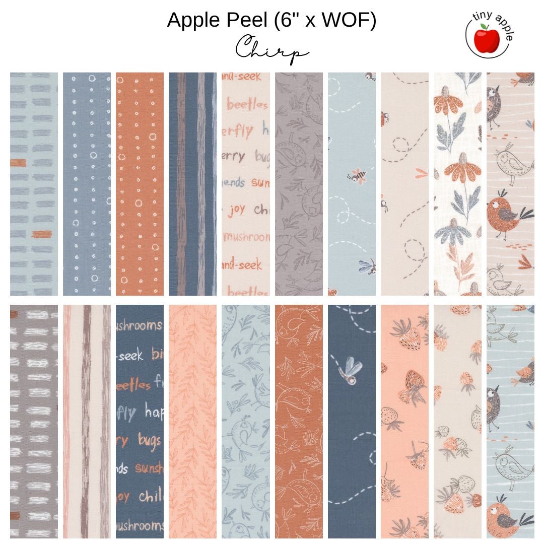 6" Apple Peels (20) - Chirp