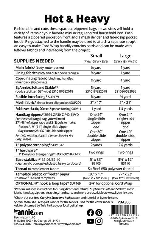 Pattern: byAnnie Hot and Heavy Purse or Iron Carrier