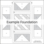 6" Scrappy Stars Foundation Papers by Leila Gardunia