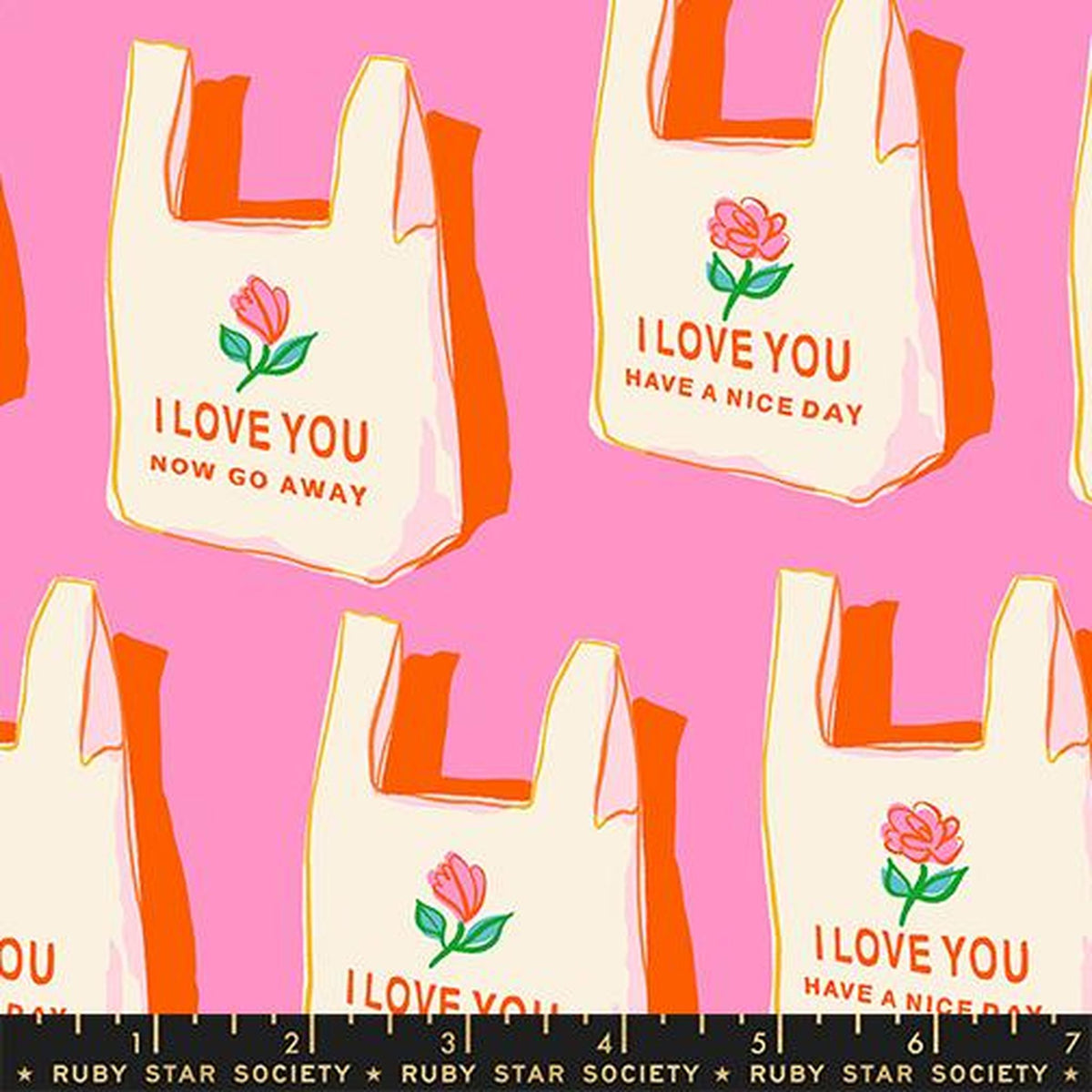Sparkle Mart - Have A Nice Day Novelty Bag - Flamingo