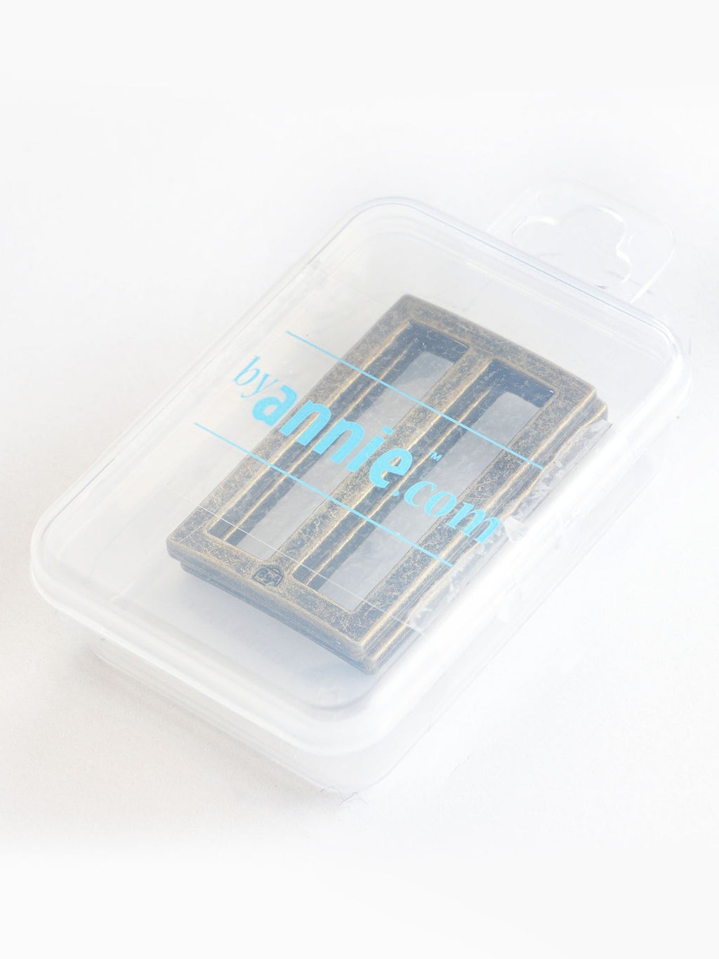 Hardware: Widemouth Rectangular Slider 1 1/2" Slider (2) - Antique Brass Finish