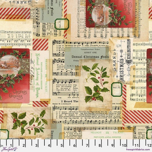 Free Spirit: Holidays Past by Tim Holtz Holiday Collage: Multi