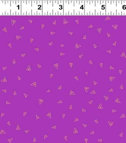 Fantasticats Gold Triangles - Orchid/Gold Metallic