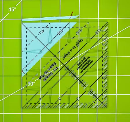 4 1/2 Triangle Square Up PLUS Ruler