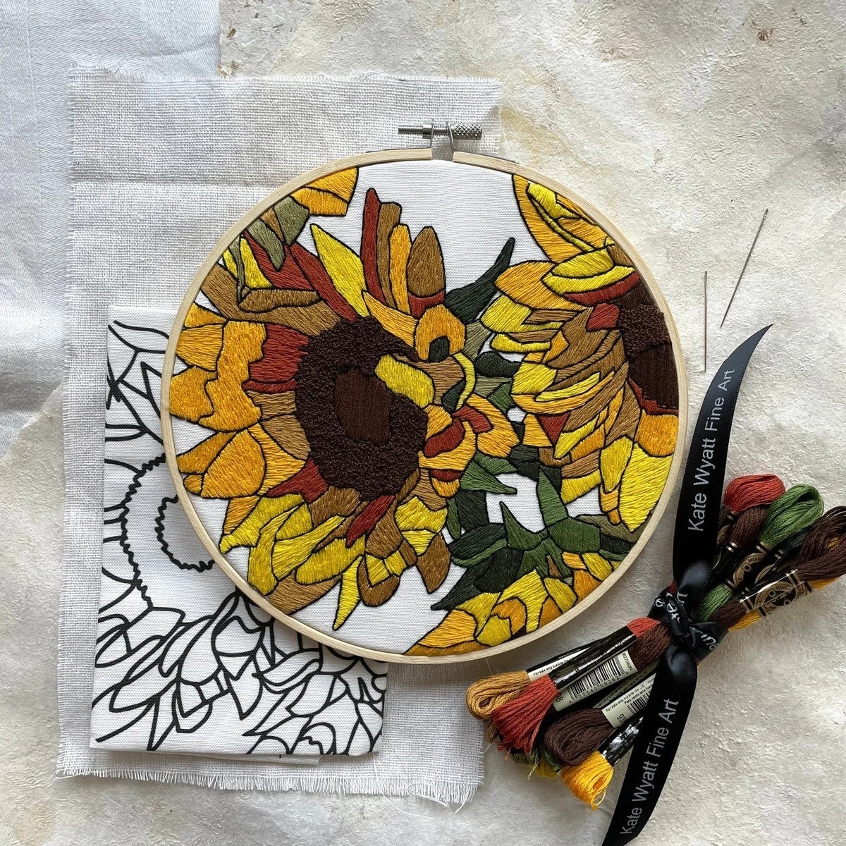 Embroidery Kit/Sunflower(Kate Wyatt)