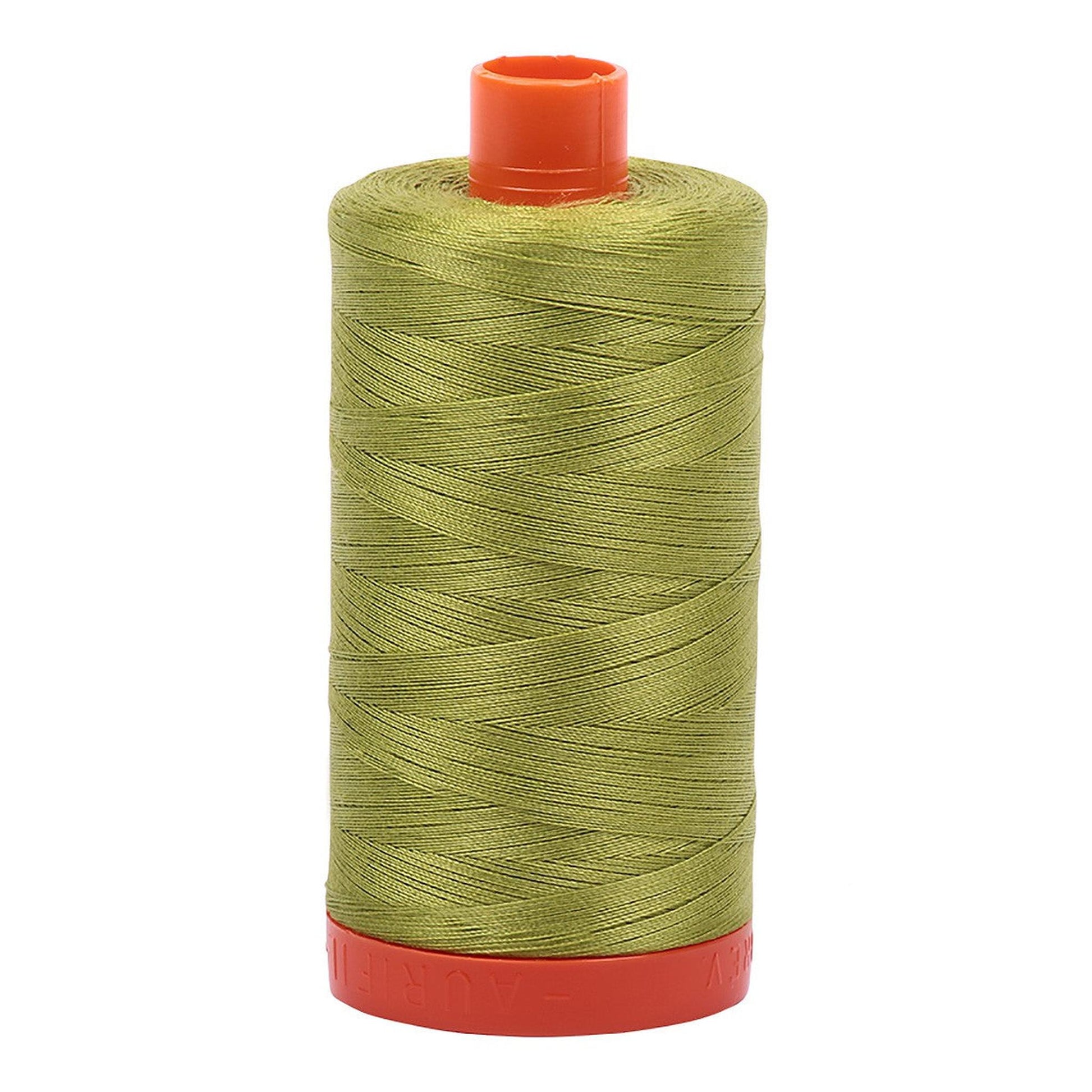 Aurifil Cotton Thread Solid 50wt 1422yds - Light Leaf Green A1050-1147