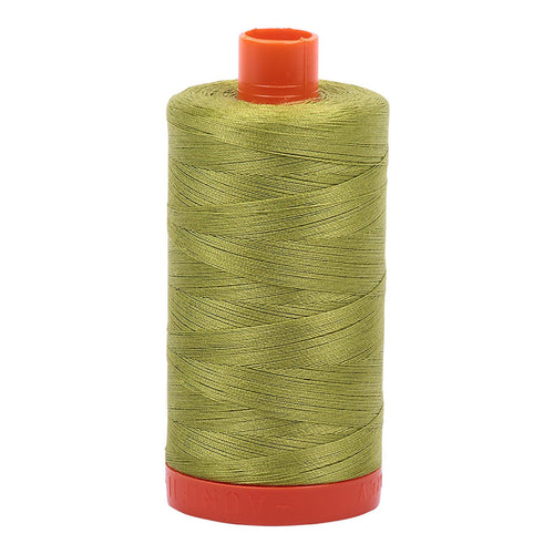 Aurifil Cotton Thread Solid 50wt 1422yds - Light Leaf Green A1050-1147