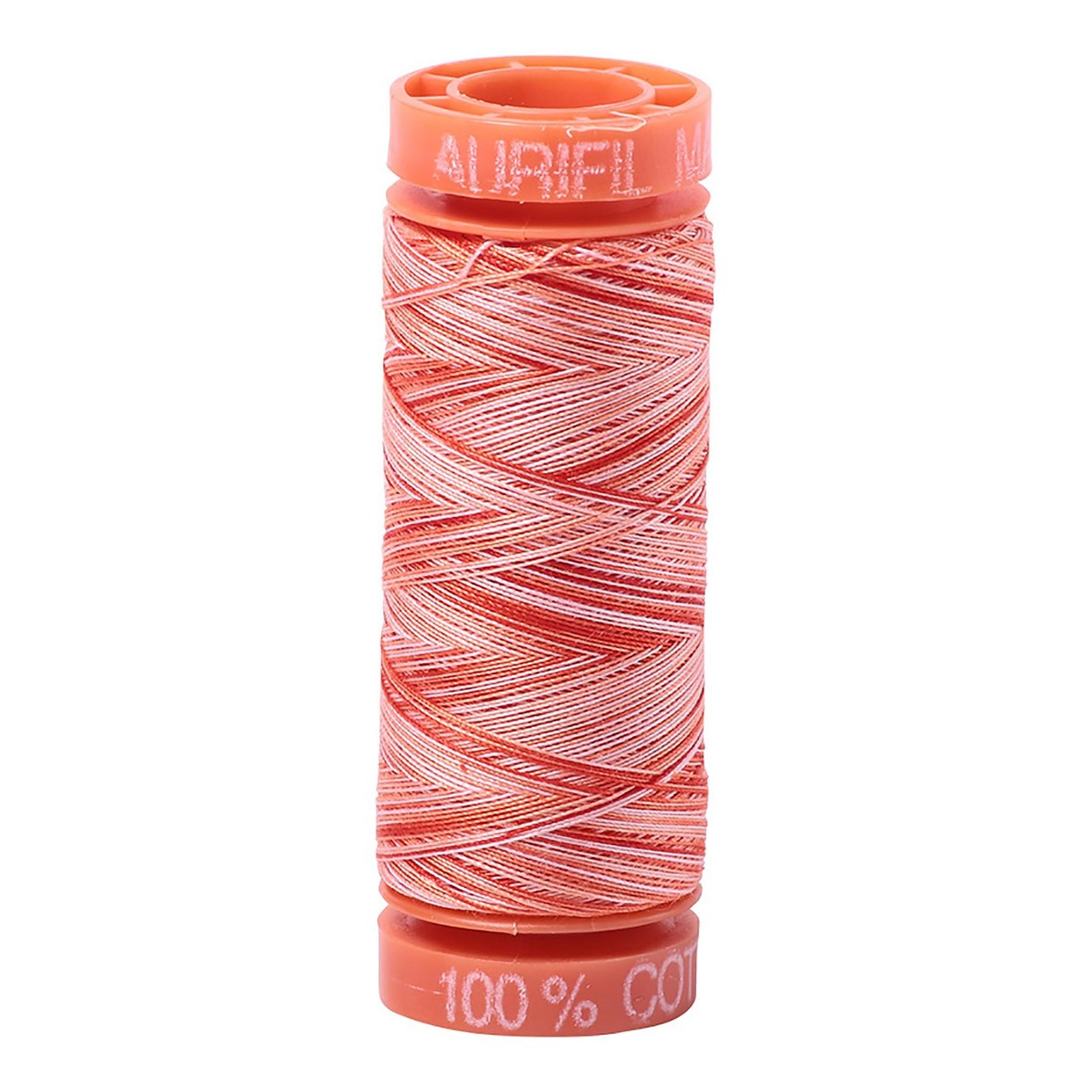 Aurifil Cotton Thread Variegated 50wt 220yds - Orange - 4659