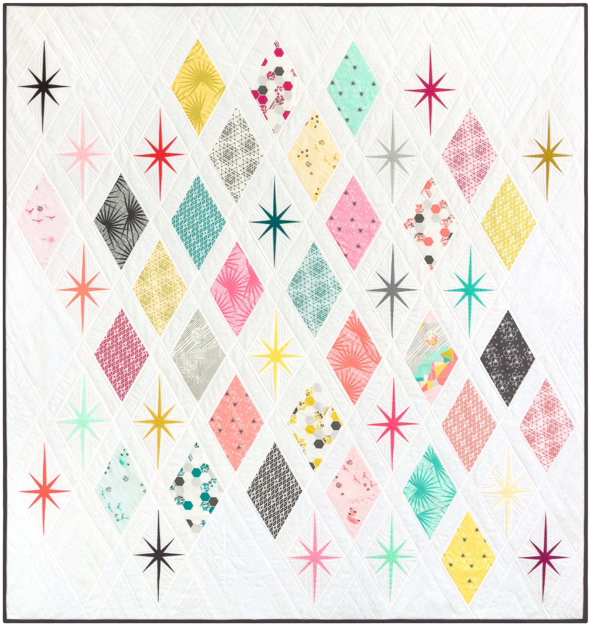 Pattern:  Atomic Starburst Foundation Paper Piecing