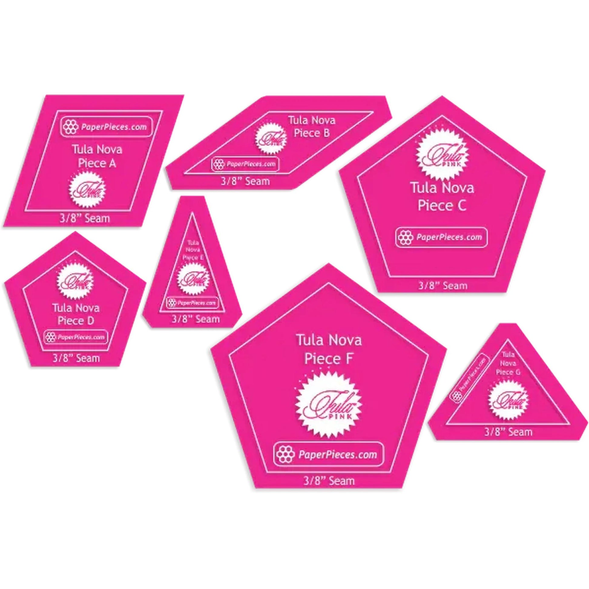 Acrylic Templates for Tula Nova or Tula Super Nova