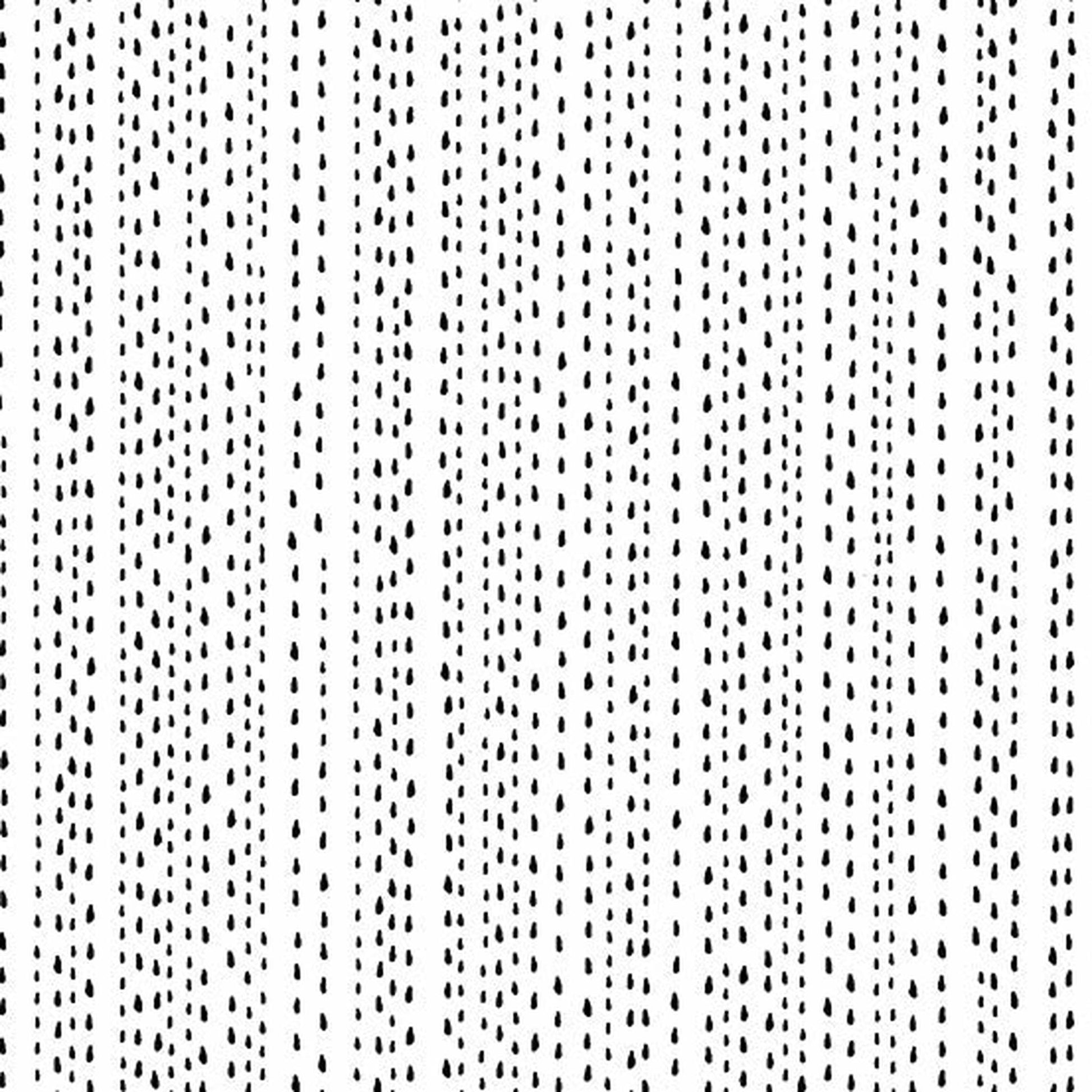 Andover Century Black on White Rain Drops