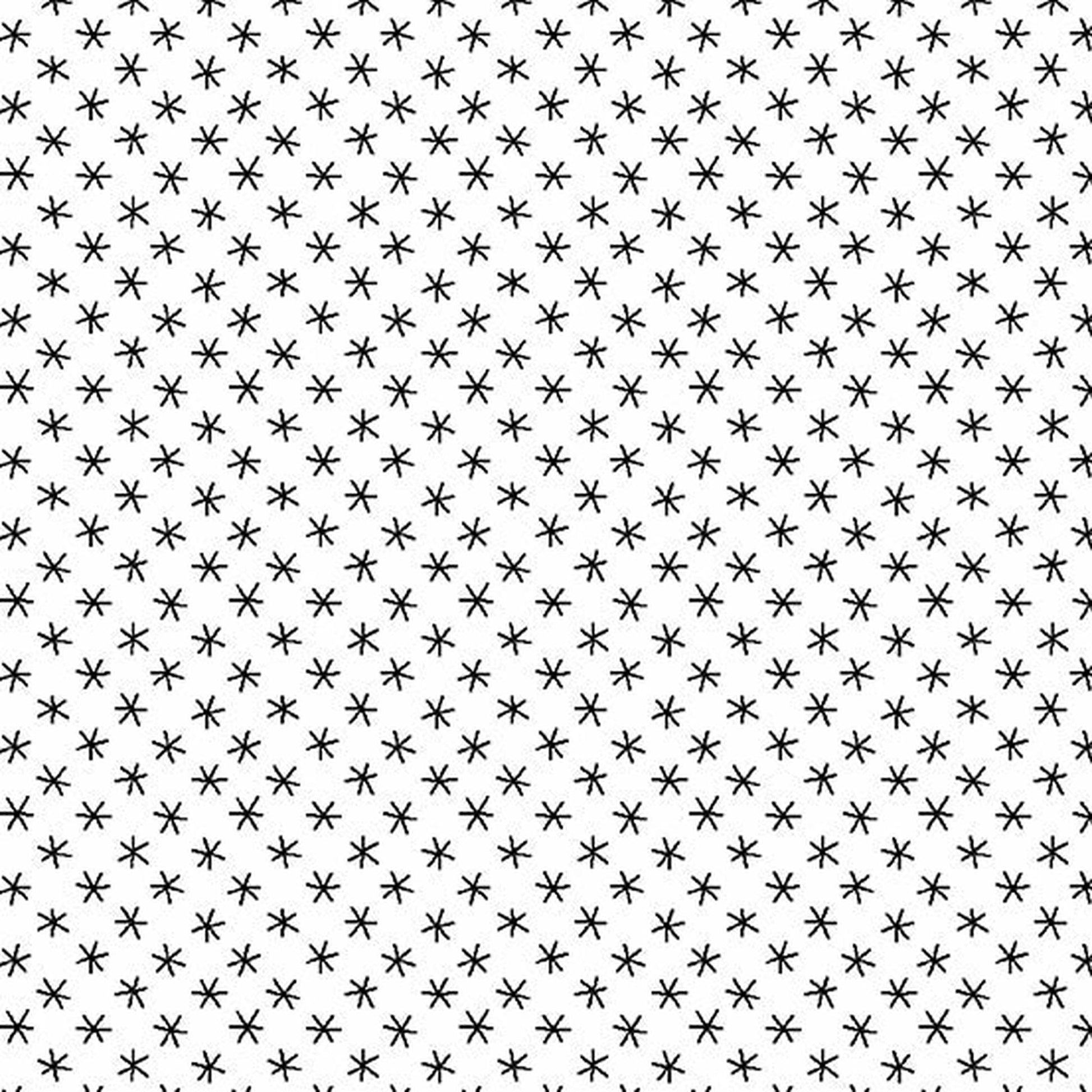 Andover Century Black on White Stars