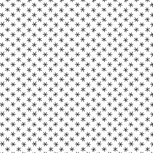 Andover Century Black on White Stars