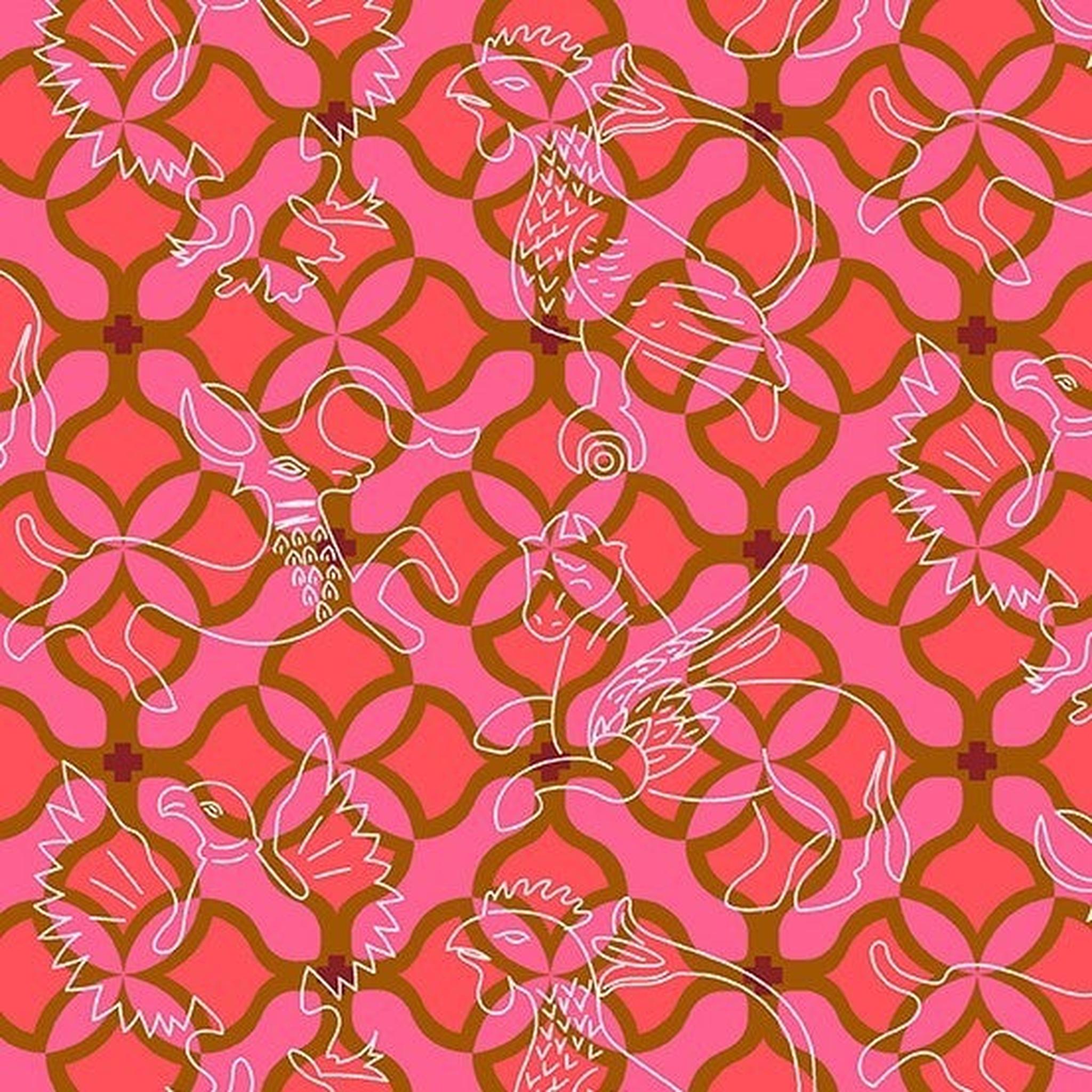Andover Chrysanthemum Folk - Penny
