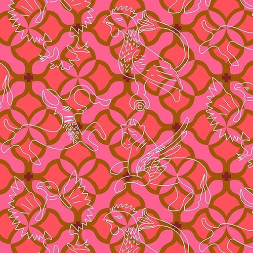 Andover Chrysanthemum Folk - Penny