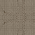 Andover Wallflower Interconnection - Brown Clamshell