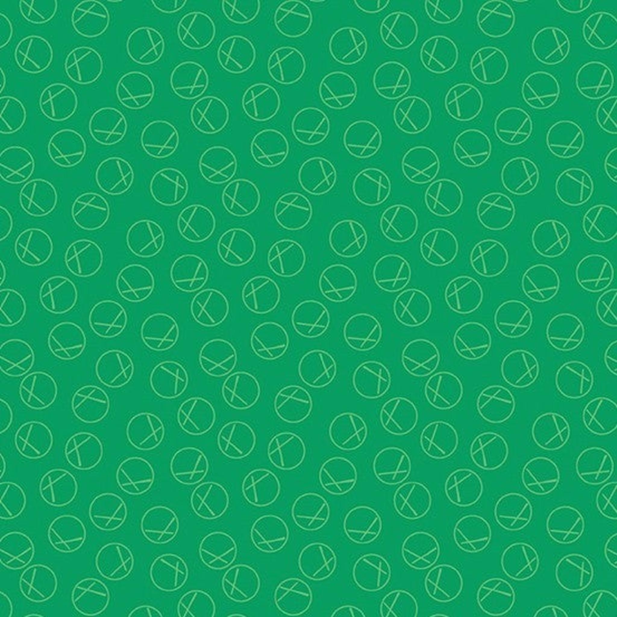 Andover - X Circles - Emerald