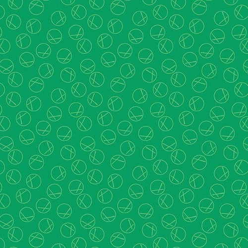 Andover - X Circles - Emerald