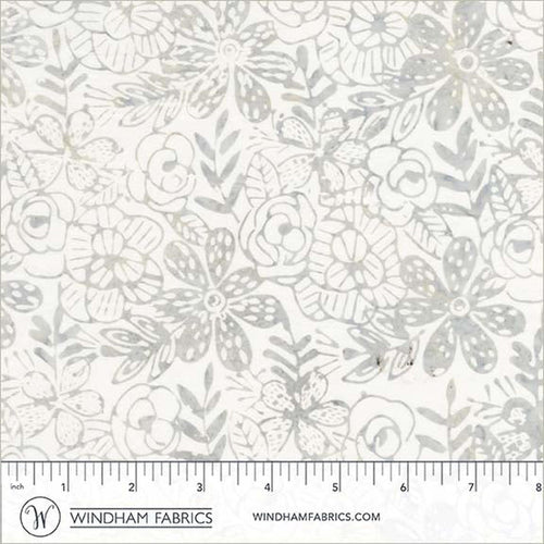 Anthology Fabrics Encore - Etched Floral - Whisper