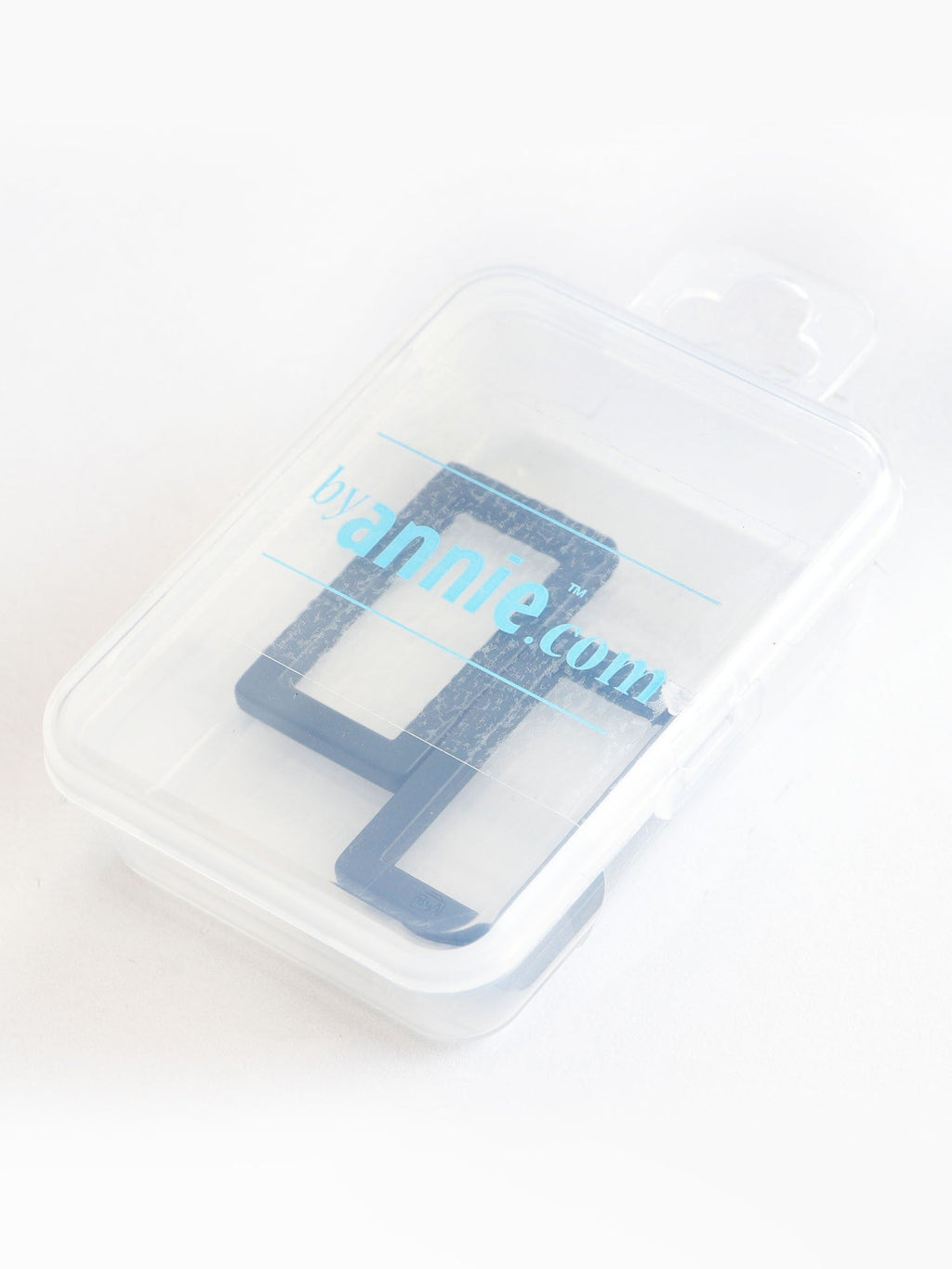 Hardware: Rectangle Ring 1" Slider (2) - Black Metal Finish